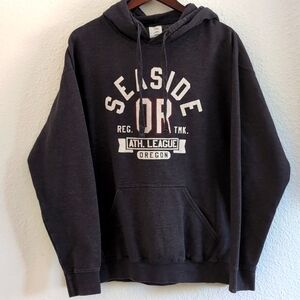 Seaside, Or Hoodie sz. L Gray